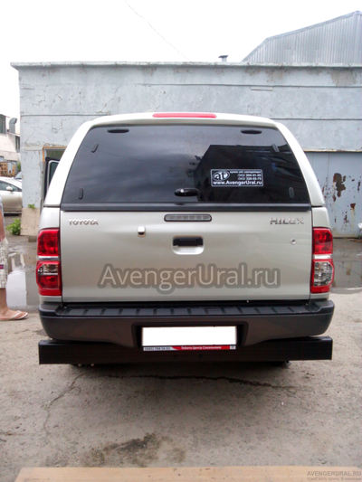 Кунг на Toyota Hilux Vigo 2005-2015 Carryboy S2 серебристый 1CO от AvengerUral.ru Екб, Пермь, Тюмень