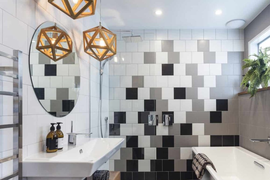 Укладка плиточного орнамента