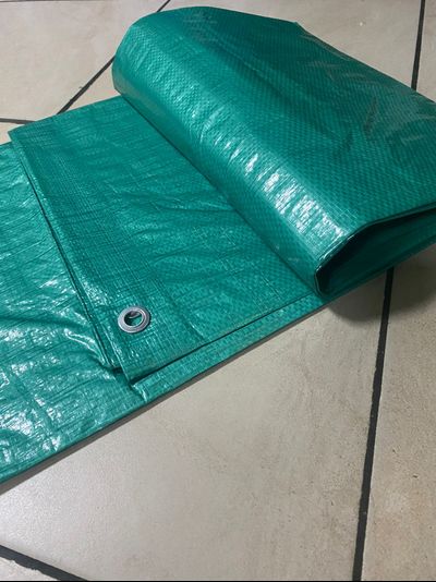 Тент Тарпаулин укрывной  3x4 м, 90 г/м2, шаг люверсов 1 м