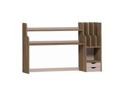 Детская NATURE (НАТУРА) - NATURE 85 Cтеллаж - надстройка Дуб табачный Craft-Мокко