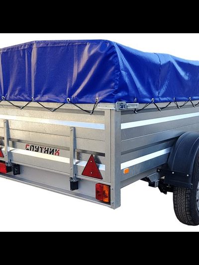 Прицеп «Спутник PRO» (1900x1200x480) увеличенный борт, оцинкованная рама, с силовым подрамником