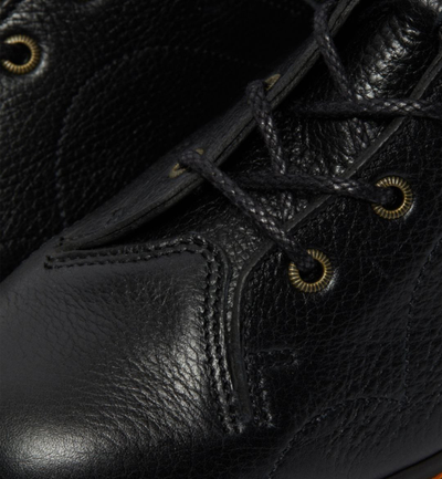Dr. Martens Church Vintage Smooth Black Leather