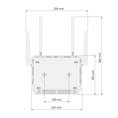 Беспроводный маршрутизатор Keenetic Giant (KN-2610) AC1300 Белый