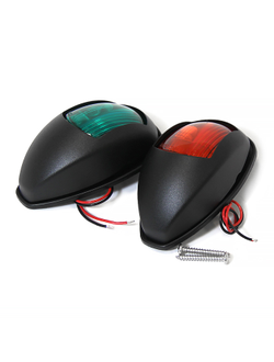 Огни бортовые светодиодные 103х61х65 мм, черный корпус