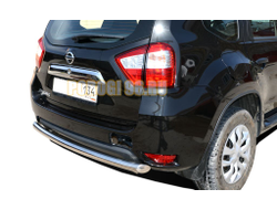 Защита заднего бампера (радиус) d60 для Nissan Terrano 2015-