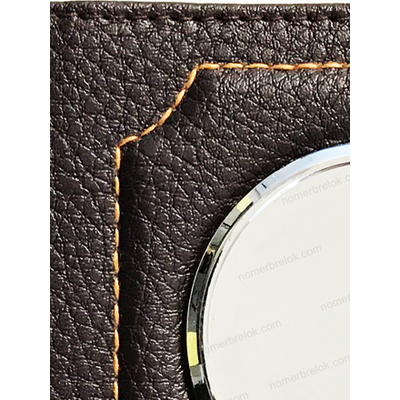 «РЕБРИСТАЯ КОЖА» ОБЛОЖКА ДЛЯ АВТОДОКУМЕНТОВ В КОМПЛЕКТЕ С ЛИНЗАМИ. БЕЗ НАДПИСИ. ЦВЕТ: КОРИЧНЕВЫЙ