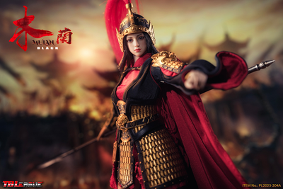 Китайская воительница Мулан (в черном) - КОЛЛЕКЦИОННАЯ ФИГУРКА 1/6 MULAN - Black (PL2023-204A) - TBLeague