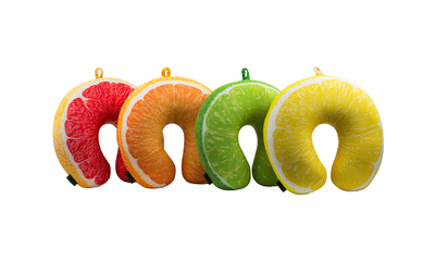 Дорожная подушка-подголовник антистресс "Апельсин"