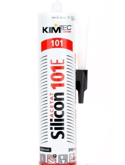 СИЛИКОНОВЫЙ ГЕРМЕТИК KIM TEC SILICON 101E, 310 МЛ  (под пистолет)