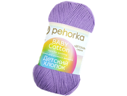 Детский хлопок (Пехорка) цвет № 346 темная сирень