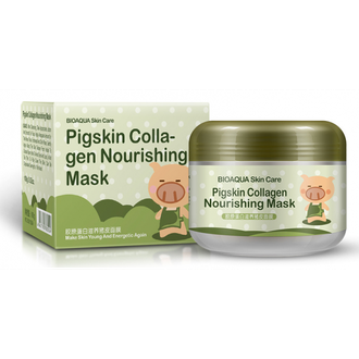 Питательная коллагеновая маска Pigskin Collagen BIOAQUA - 100г. (копия)