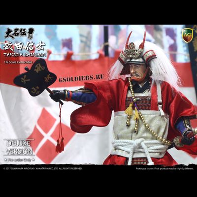 ТАКЭДА СИНГЭН - КОЛЛЕКЦИОННАЯ ФИГУРКА 1/6 TAKEDA SHINGEN Suwahara Hiroyuki's Daimyo Series (ACI-32SP Deluxe Version) - ACI TOYS