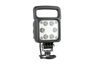 Фара рабочего света Wesem LED5F.47910 12V-24V. Яркость 2000lm,, ручка, с проводом