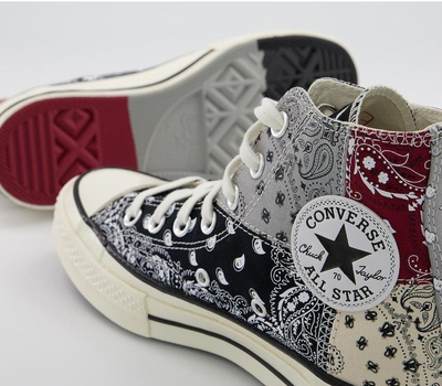 Кеды Converse Chuck Taylor All Star 70 Hi Offspring Paisley Black