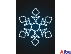 Световое панно Снежинка - 4