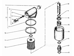Фильтр гидравлический ДВ-1621 каталог