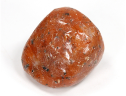 Кальцит терракотовый, галтовка, Бразилия (27*22*20 мм, 19 г) №35255