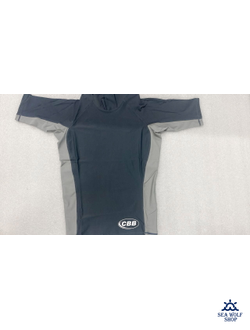 Футболка RASH GUARD СВВ Лайкра черно-серый р.M