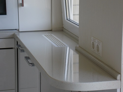 Подоконники и столешницы из жидкого камня