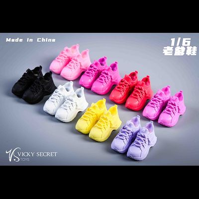 Женские кроссовки (белые) 1/6 Street shoes (21XG73B) - VSTOYS