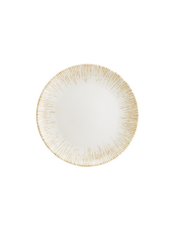 Тарелка d=210 мм. светло-бежевая Ирис BONNA