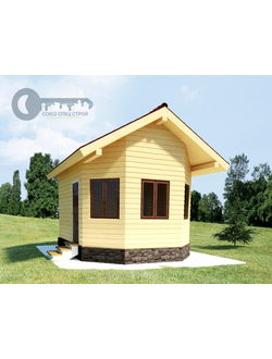 Б-21 ГАБАРИТНЫЕ РАЗМЕРЫ: (4Х5М) 1 ЭТАЖ, ОБЩАЯ ПЛОЩАДЬ: 18М²