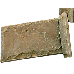 Плитка пиленая со сколом серо-зеленая