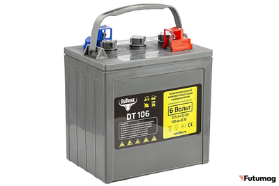 Тяговый WET аккумулятор Rutrike DT106 (T-105) 6V155A/H C3