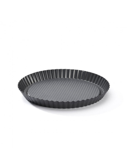Форма для выпечки d=28 см. h=3 см. рифлёная, сталь с антипригарным покрытием
