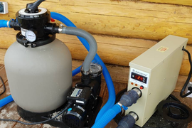 Монтаж оборудования бассейна