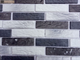 Декоративная облицовочная плитка под кирпич Kamastone Афганский 11323-1, серый с белым микс