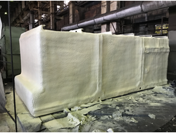 Теплоизоляция емкости, цистерны, резервуара, бака пенополиуретаном