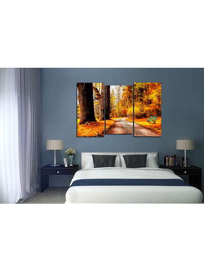 Модульная картина "Осенний лес"