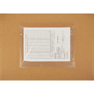 Самоклеящийся прозрачный конверт для сопроводительных документов, 240х165 мм, стрип, DocuFIX 1000 шт