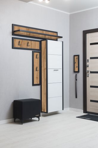 Обувница Диана Комфорт-5 (стекло белое)