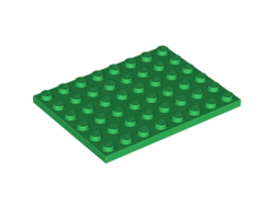 Plate 6 x 8, Green (3036 / 303628 / 303678 / 4507311)