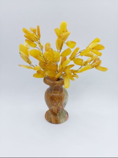 Денежное дерево в вазе из оникса