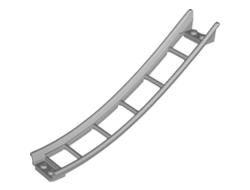 Train, Track Roller Coaster Ramp Large Lower Part, 6 Bricks Elevation, Light Bluish Gray (26559 / 6185392)