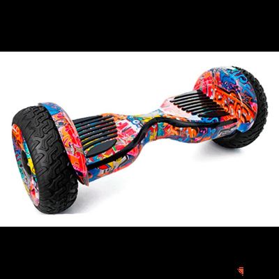 Гироскутер Smart Balance Cross-Country 12 дюймов Граффити Оранжевый (Самобаланс + Приложение)