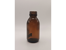 Стеклянный флакон 100мл/28мм, коричневый, арт.5100
