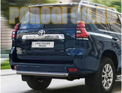 Защита заднего бампера d76 Toyota Land Cruiser Prado 150 (2017-...)