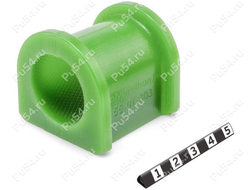 Втулка стабилизатора задней подвески, ID =28,5мм Полиуретан 55-01-303 (PU54/M80/зеленый) (706002302)
