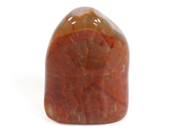 Агат "огненный", полировка стоячая, Бразилия (73*52*41 мм, 296 г) №35434