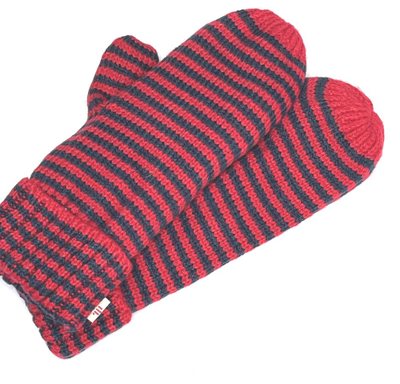 Варежки Женские Полоска