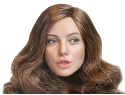 Женская голова (скульпт) 1/6 scale Root Hair Female Head Sculpt with Expression (FP-C-002С) - FacepoolFigure