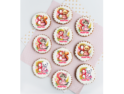 пряники на 8 марта