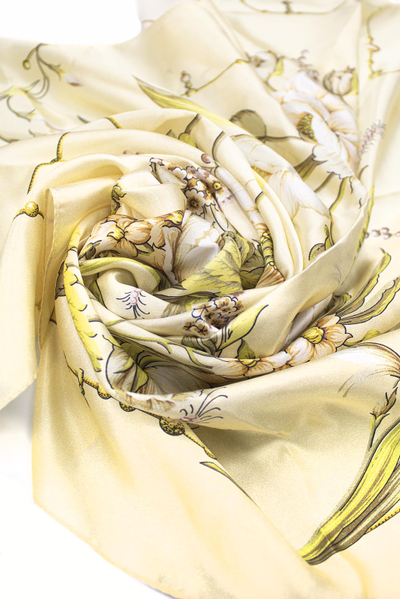 Павловопосадский платок Белый танец 1455-2