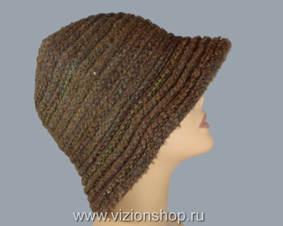 Италия вязаная зимняя шляпа Vizio 2020 фото
