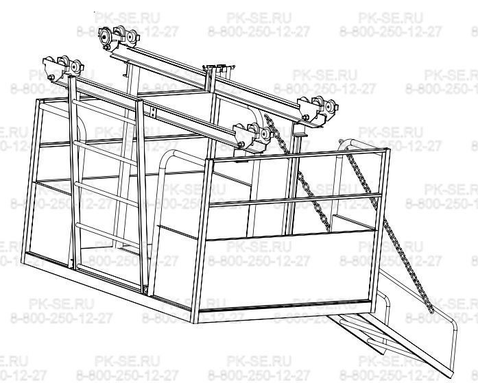 Люлька на кран балку Л-2-500 спец