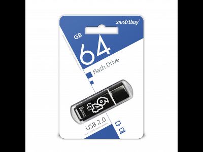 USB-накопитель SmartBuy 64GB GLOSSY Blue